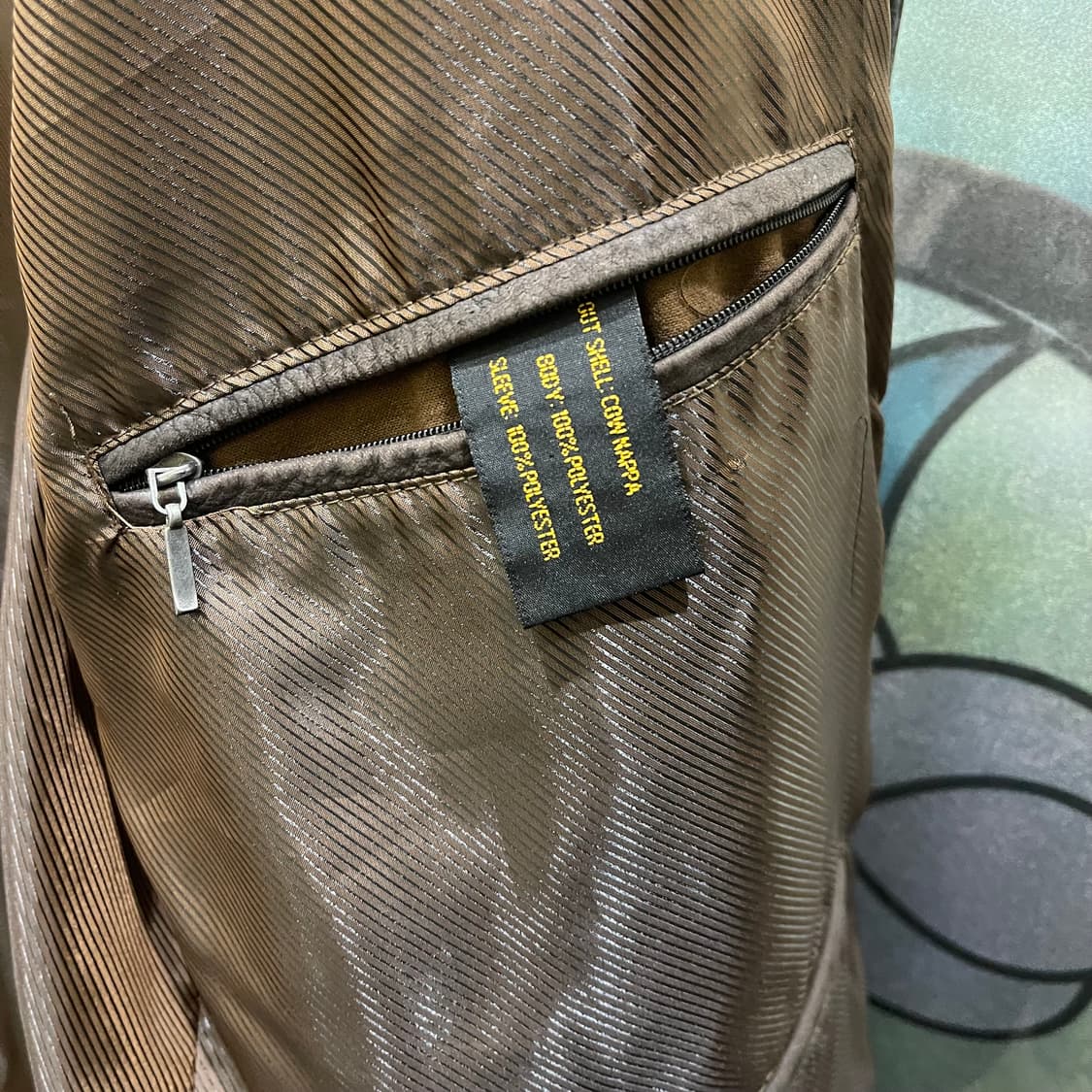 Vintage Cow leather jacket 상품이미지7