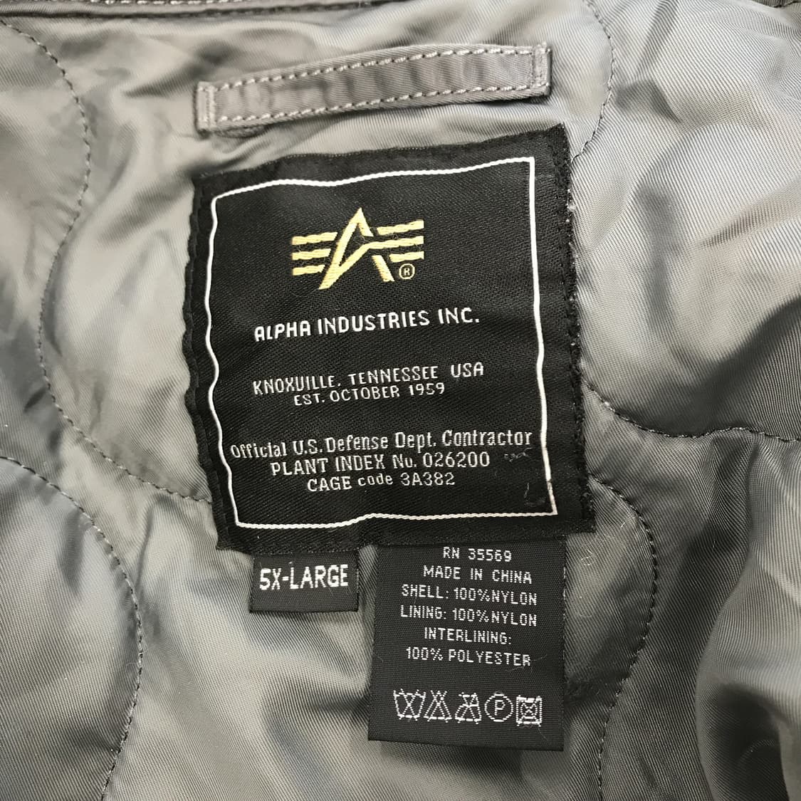 알파인더스트리 CWU-45 리폼 항공점퍼 [5XL] 상품이미지4