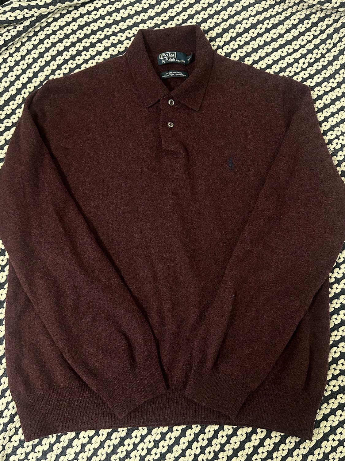 폴로 메리노울 pk 스웨터 (xxl) 상품이미지1