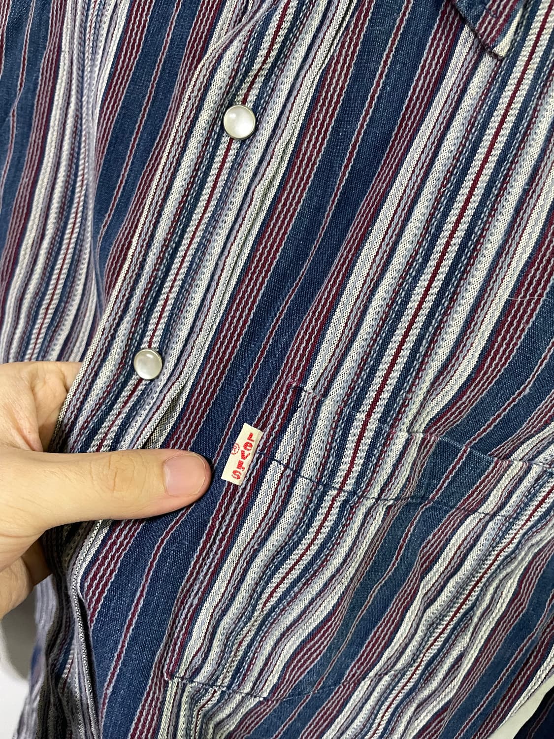 리바이스 90s 웨스턴 버튼 셔츠 자켓 XL 105 상품이미지4