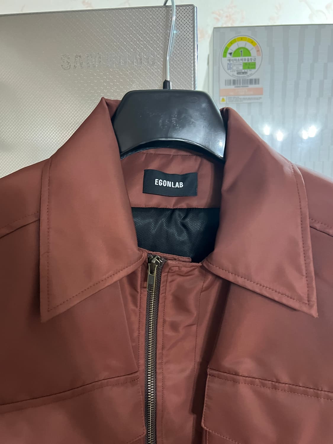 Egonlab 아가일 봄버 자켓 XL 급처 상품이미지2