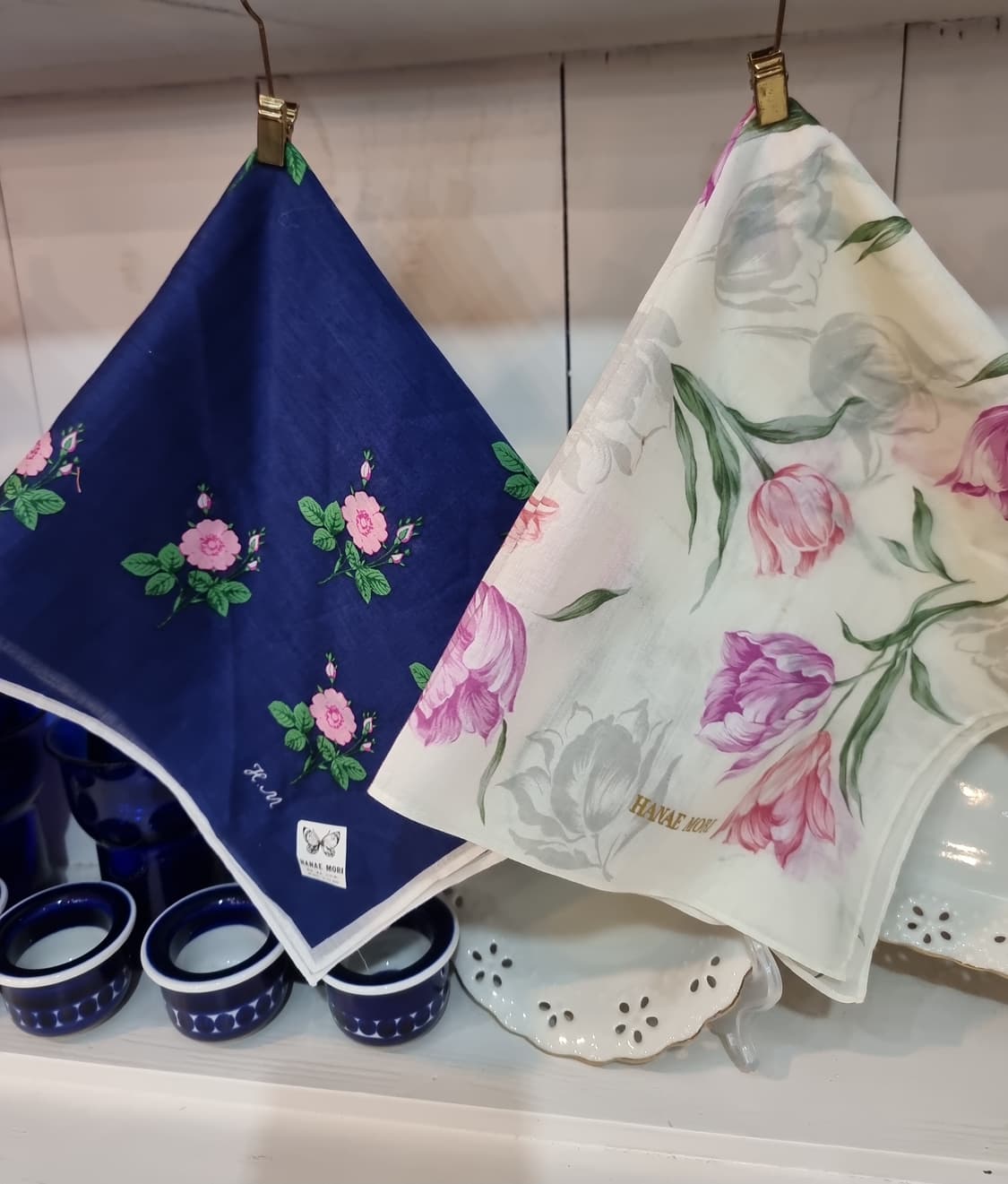 하나에모리 손수건8종일괄 플라워 패턴 스카프 상품이미지2