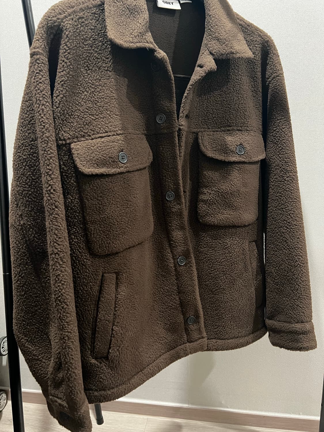 오베이 톰슨 셔츠자켓 M 브라운 상품이미지2