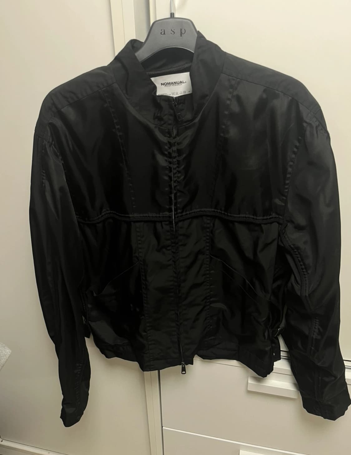 노매뉴얼 S.P.C 나일론 자켓 블랙 상품이미지4