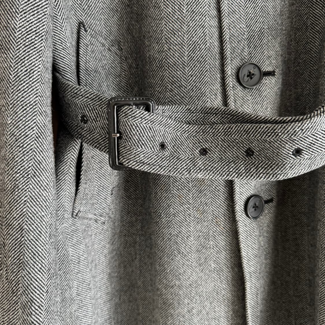 유니클로 JW앤더슨 헤링본코트 상품이미지5