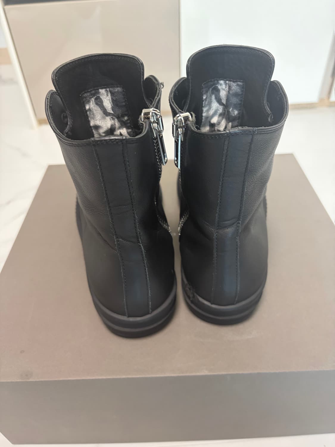 릭오웬스 라몬즈 올블랙 40 상품이미지4