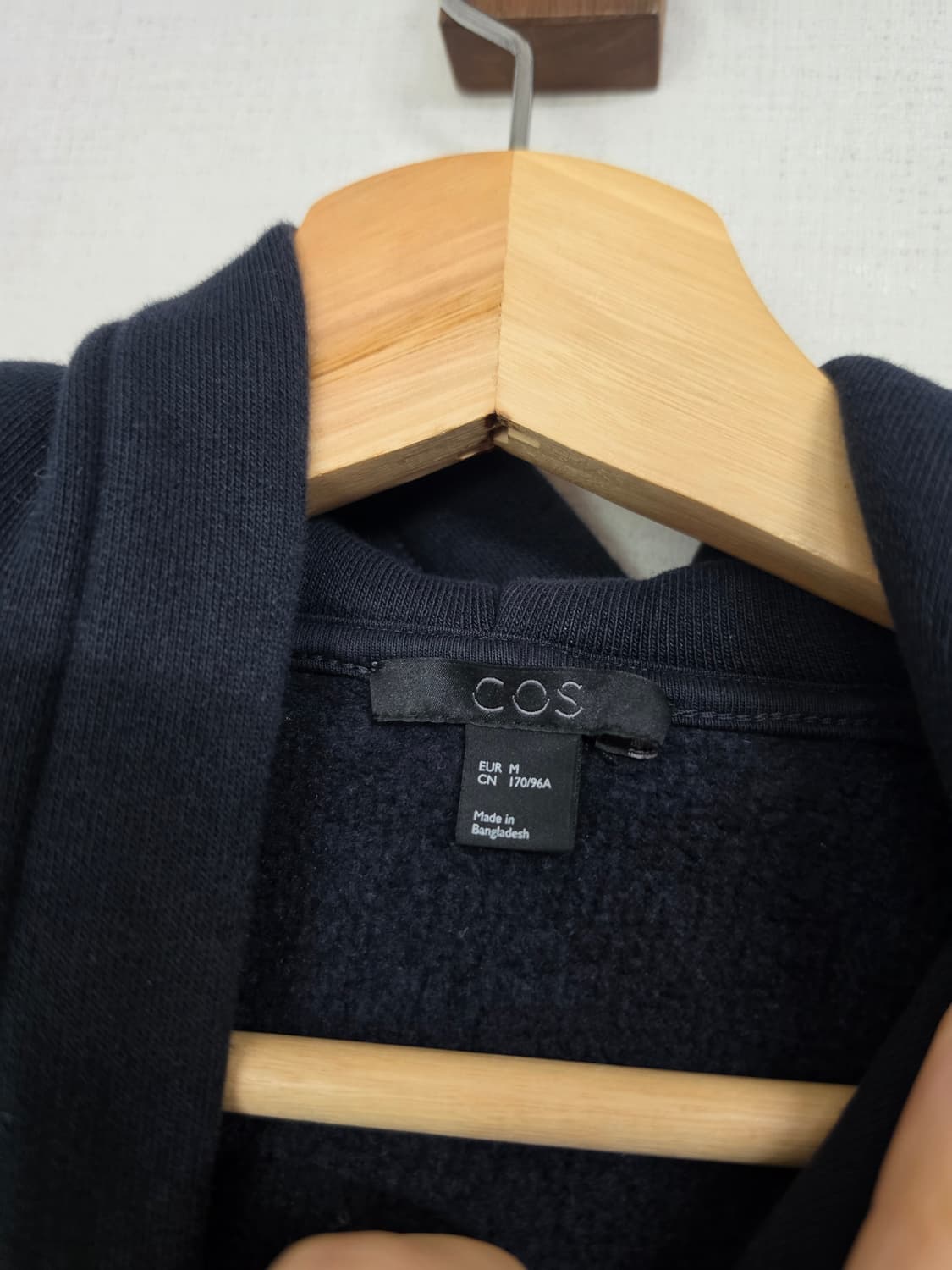 코스 여성 네이비 기모 후드티 M 상품이미지2