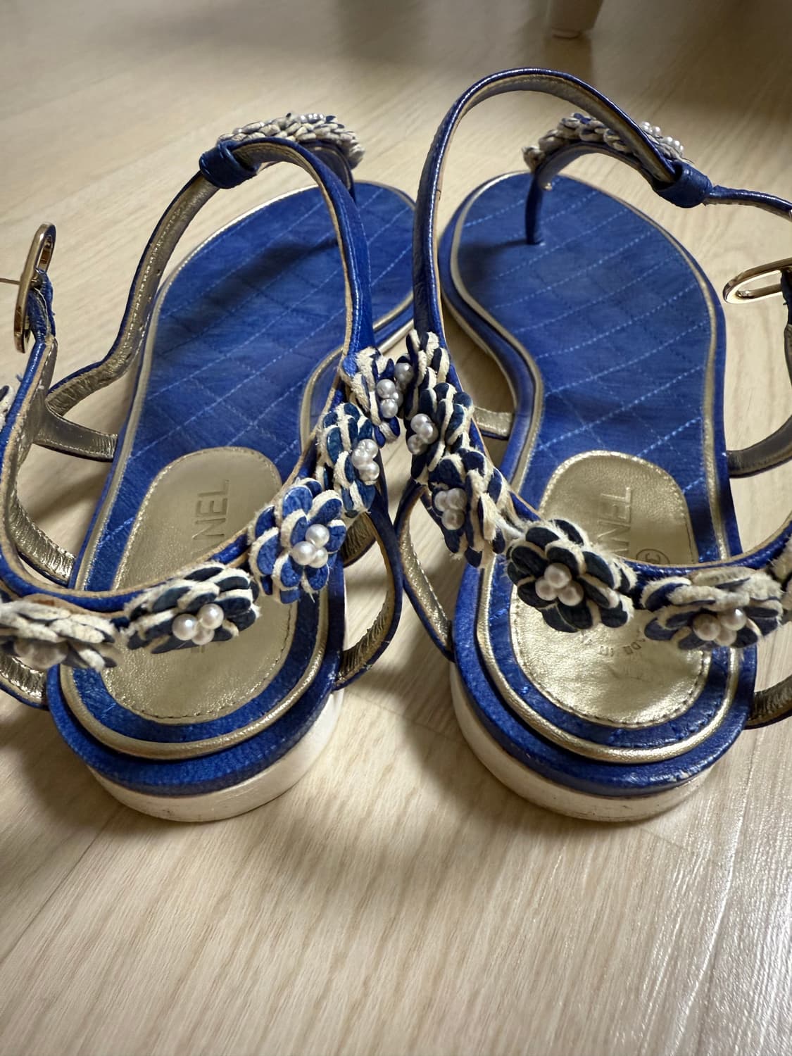 샤넬 샌들 37C 상품이미지3