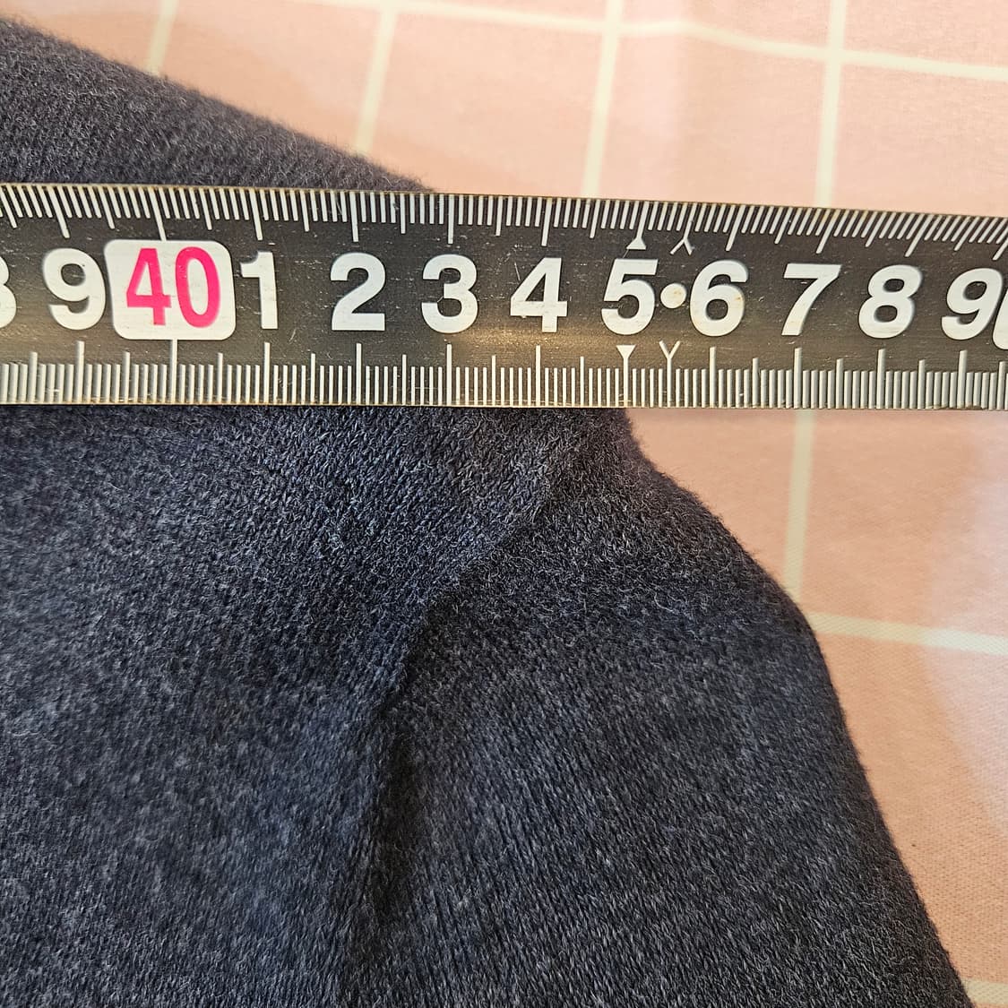 타미힐피거 V넥 캐시미어 니트 네이비 S 실측 100 상품이미지7