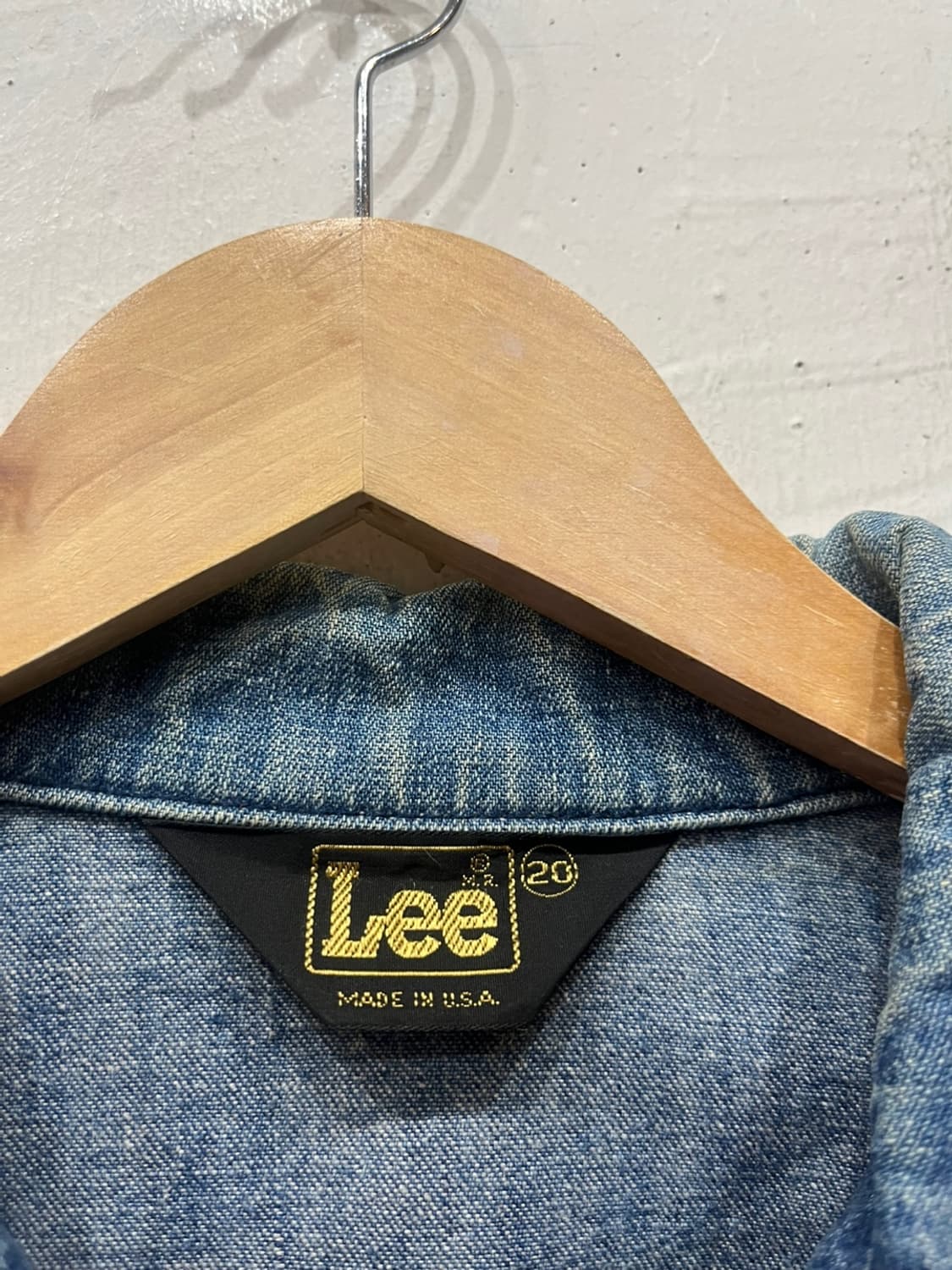 70s Lee 데님 셔츠 자켓 Made in USA 상품이미지2