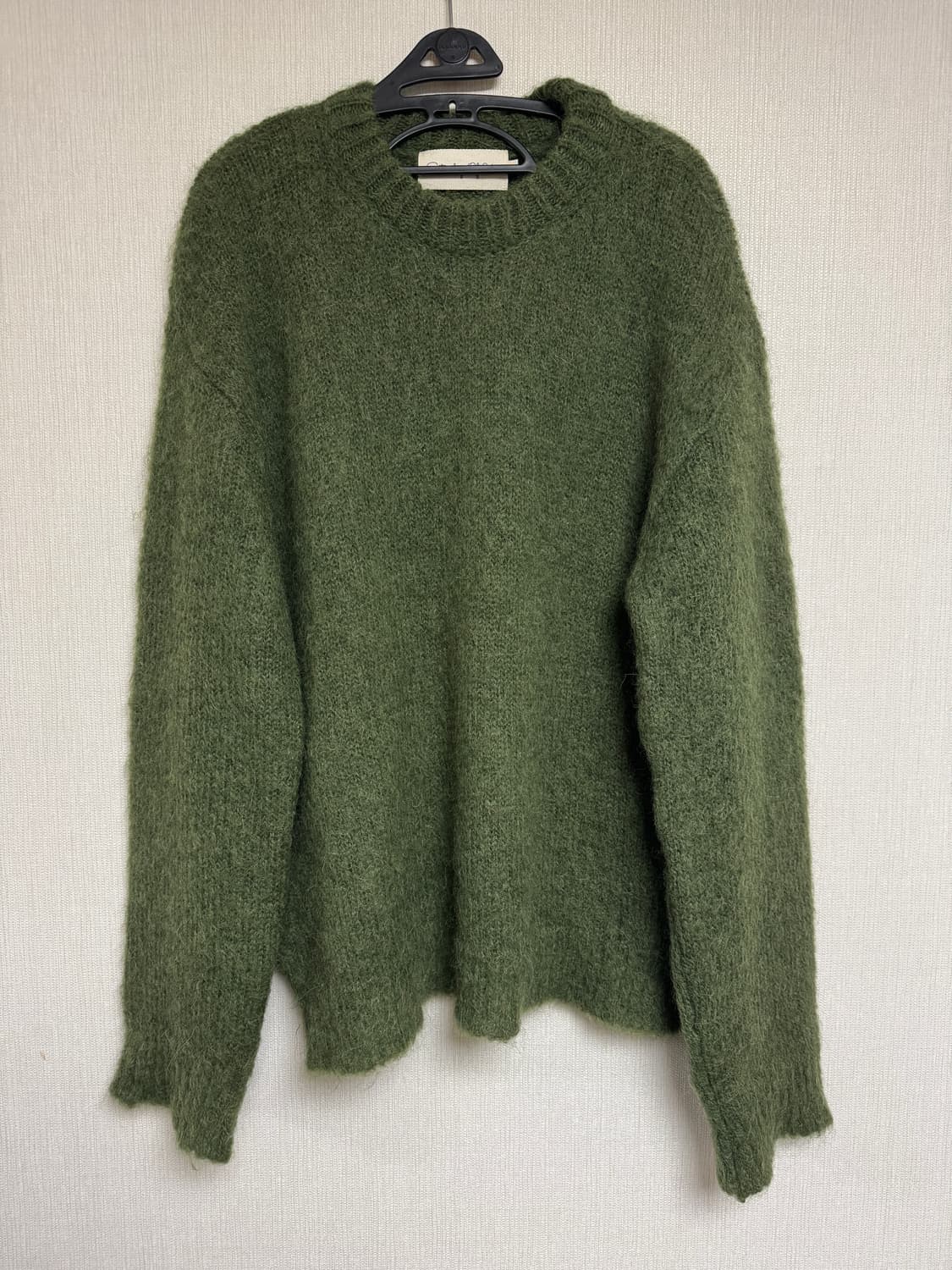 STU 모헤어 니트 그린 L 상품이미지1