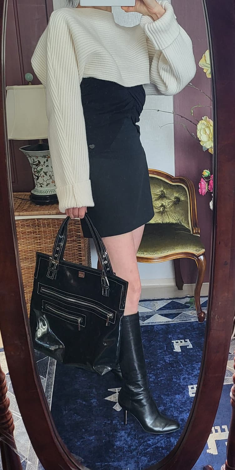 멜라운지 볼레로 가디건 크롭 숄 가디건 상품이미지3