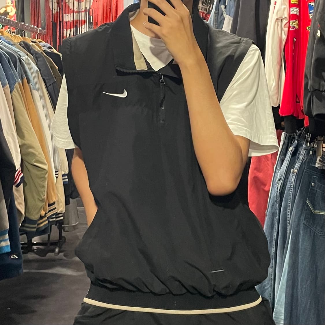 [IM] NIKE 나이키 블랙 웜업(조끼 가능) 상품이미지6