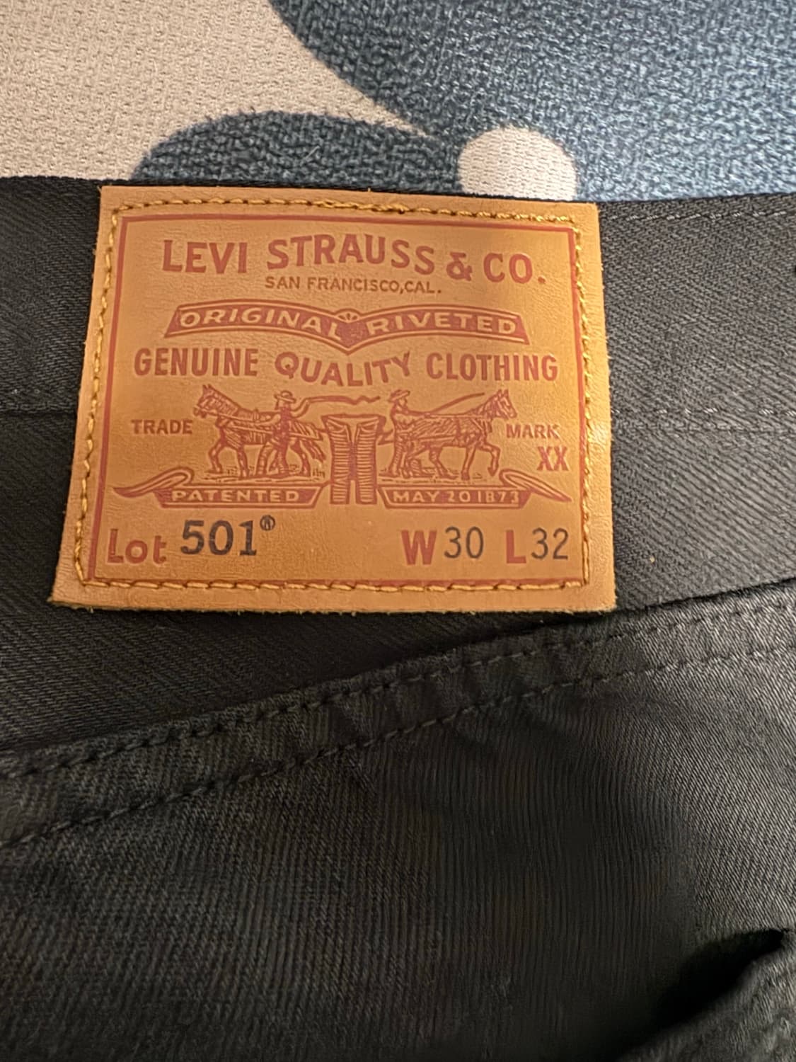 [30-32]리바이스 501 블랙 상품이미지4
