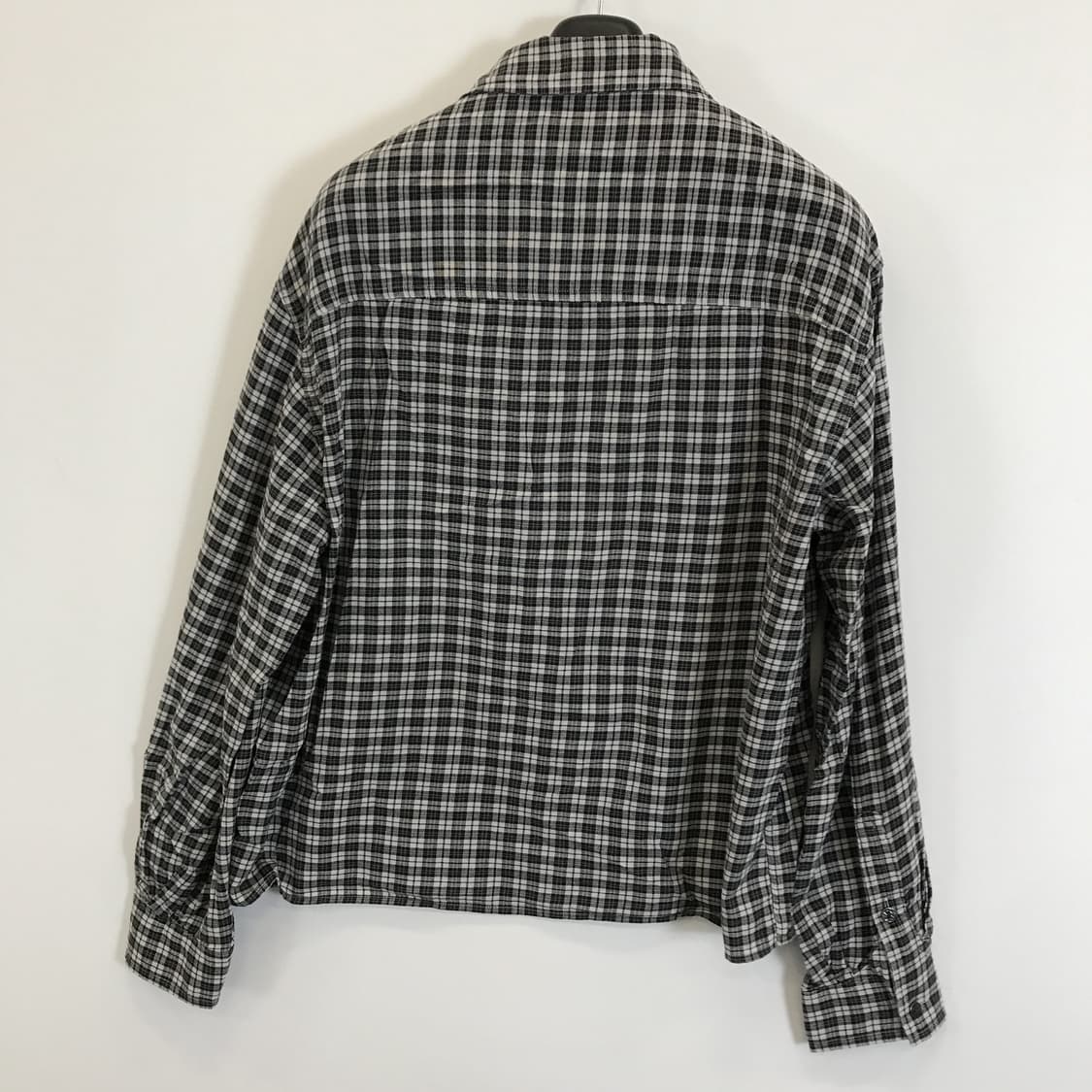  자라 25fw 피어싱 체크셔츠 [M] 상품이미지4
