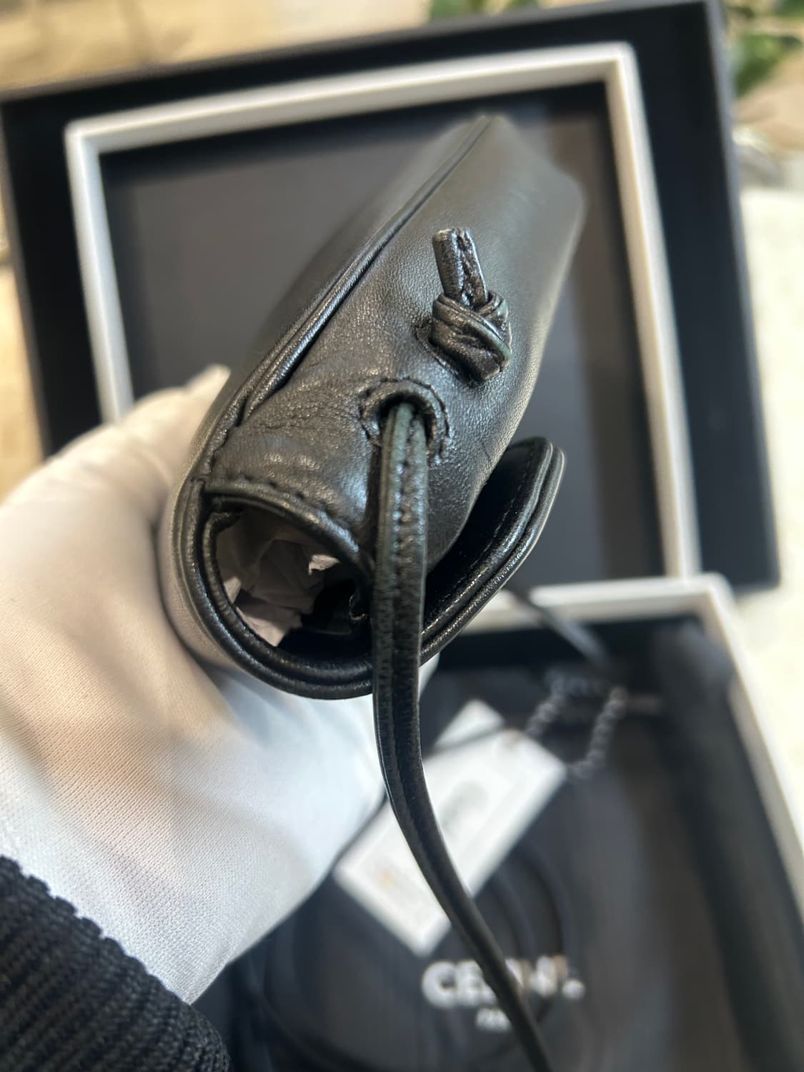 [정품/중고] 셀린느 트라이앵글백 상품이미지4