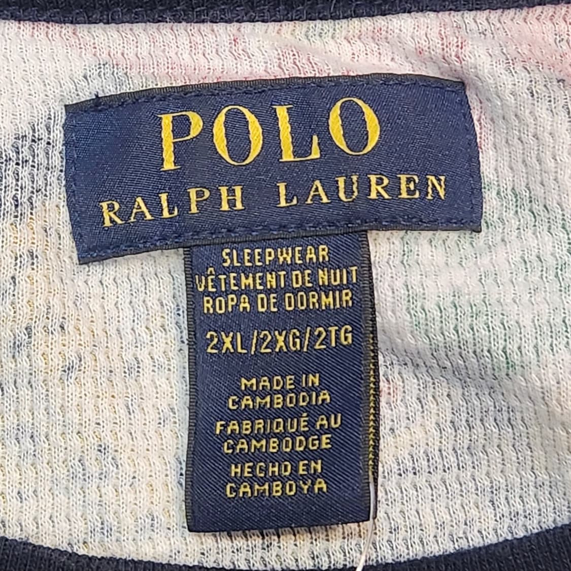 폴로 랄프로렌 애니멀 프린트 긴팔 티셔츠 (2XL) 상품이미지3