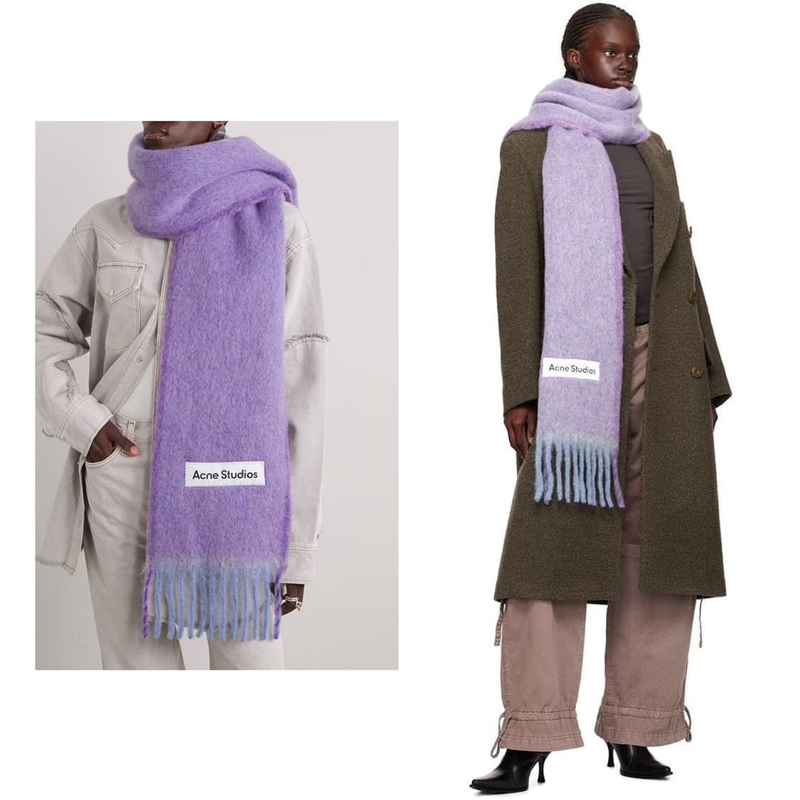 아크네스튜디오 23 라벤더 머플러 상품이미지4