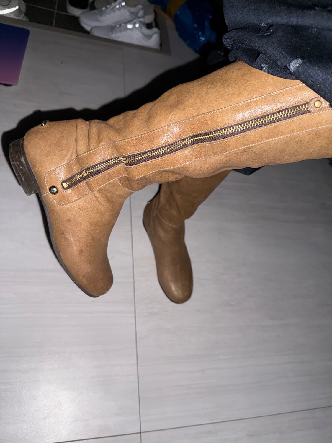 ꧁brunomagli rabbit fur boots꧂235cm 상품이미지7