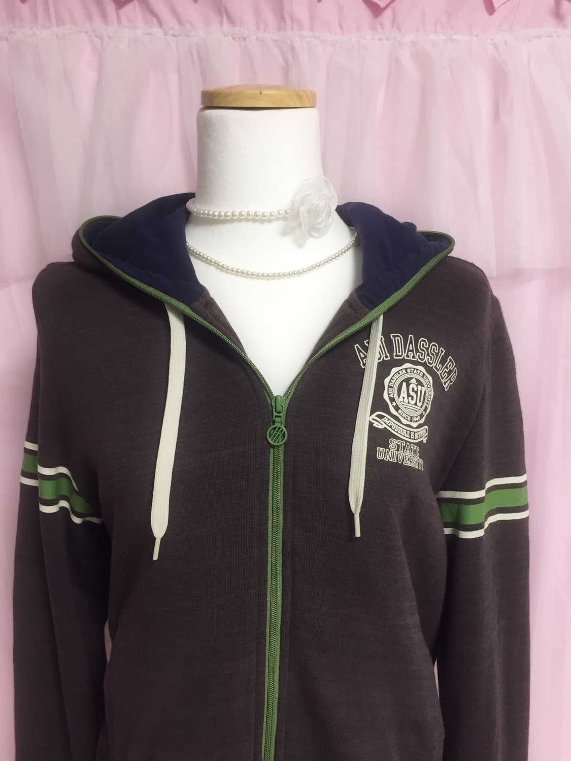 빈티지 아디다스 말차초코 후드집업 상품이미지2