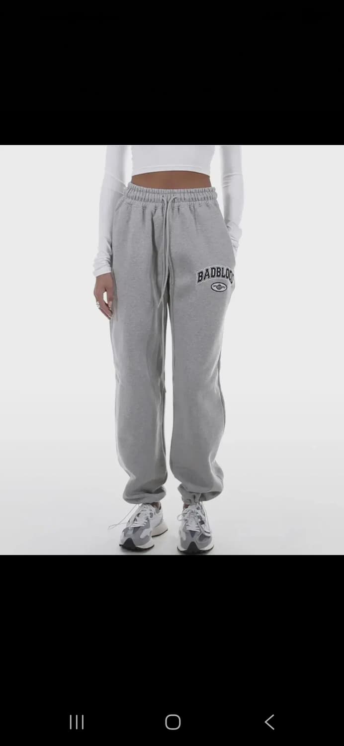 배드블러드 플래그 로고 스웻팬츠 xs 상품이미지7