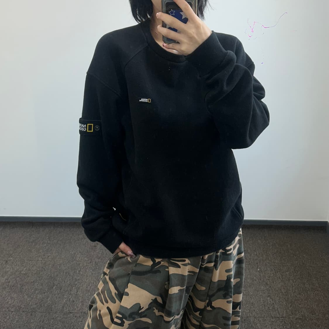 National Geographic 네셔널지오그래픽 사이드로고 맨투맨 상품이미지2