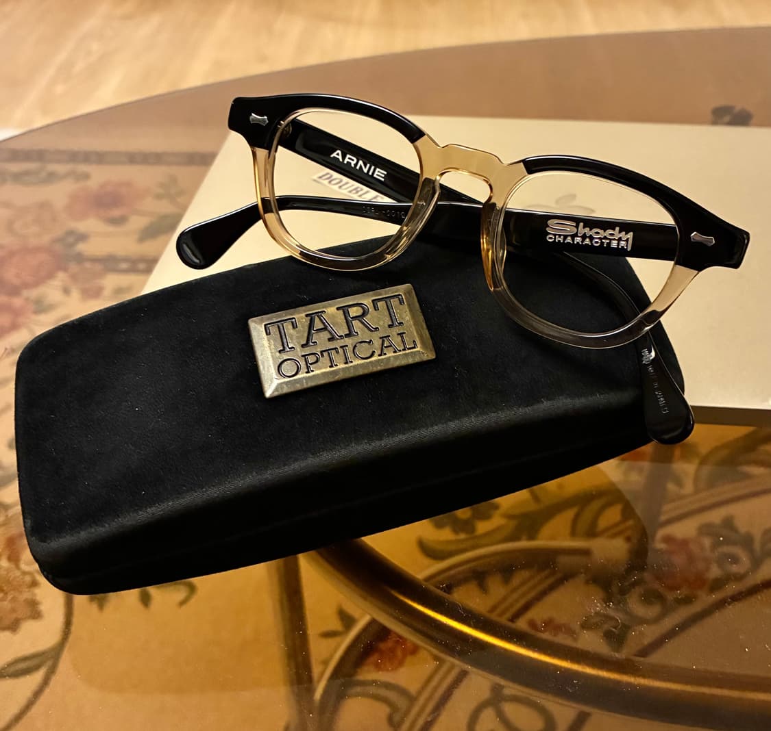 (44-22)쉐이디캐릭터 아르니 패치워크 투톤 아넬 안경 줄리어스타르트 상품이미지1