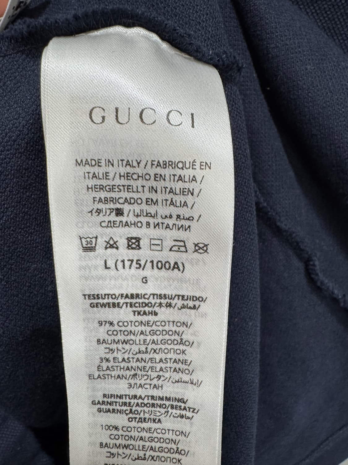 구찌 PK 폴로 카라 반팔 L  상품이미지2