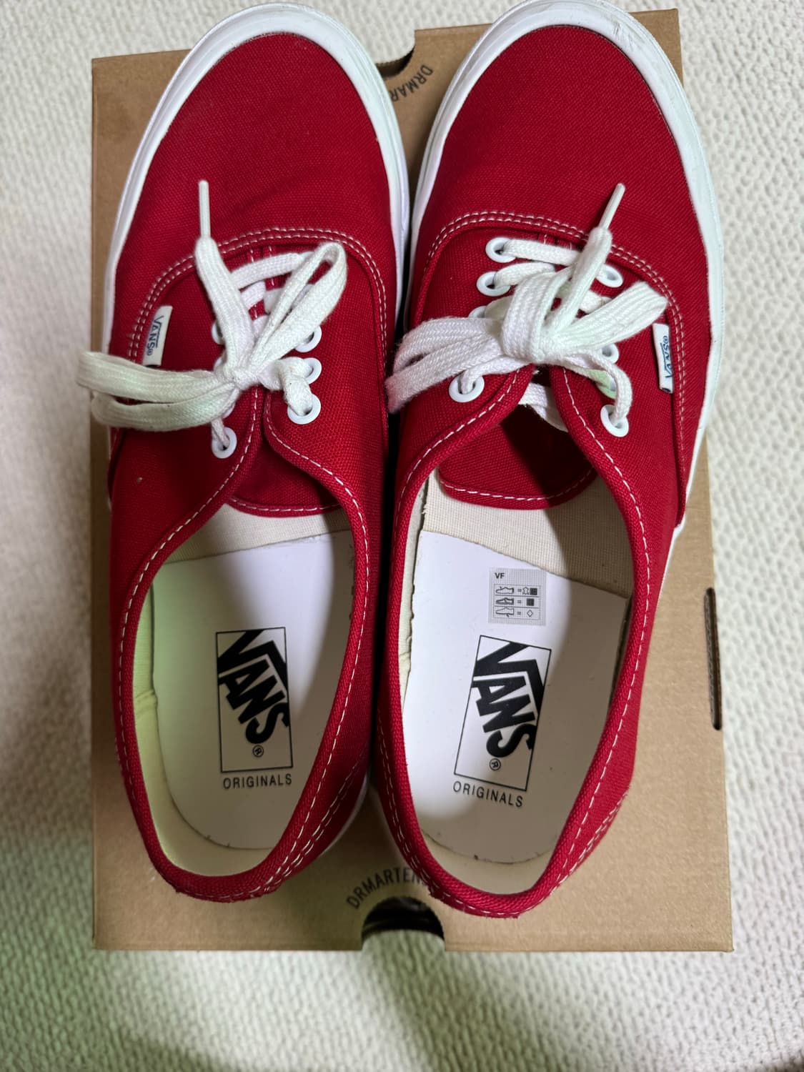 [285] 반스 어센틱 볼트 레드 상품이미지5