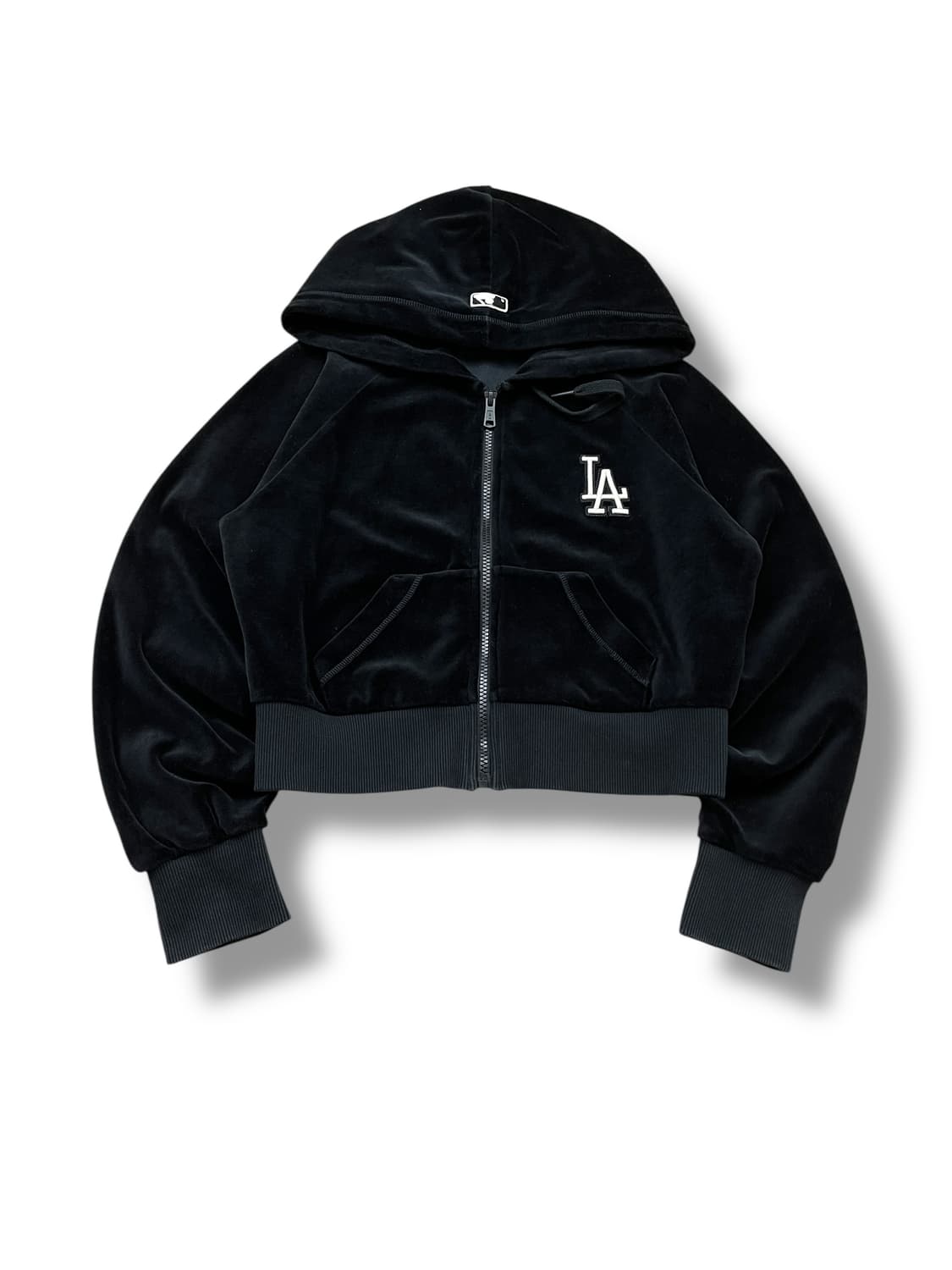 MLB LA 다저스 벨벳 후드 트랙탑 상품이미지5