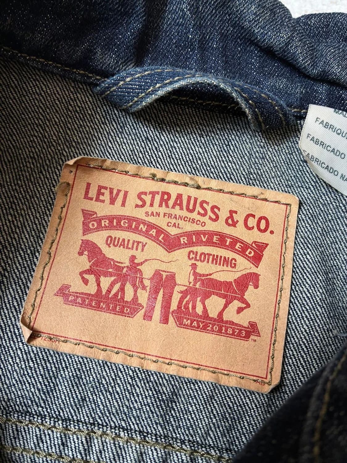 리바이스 00's 빈티지핏 데님 트러커 자켓 PN7472 상품이미지8