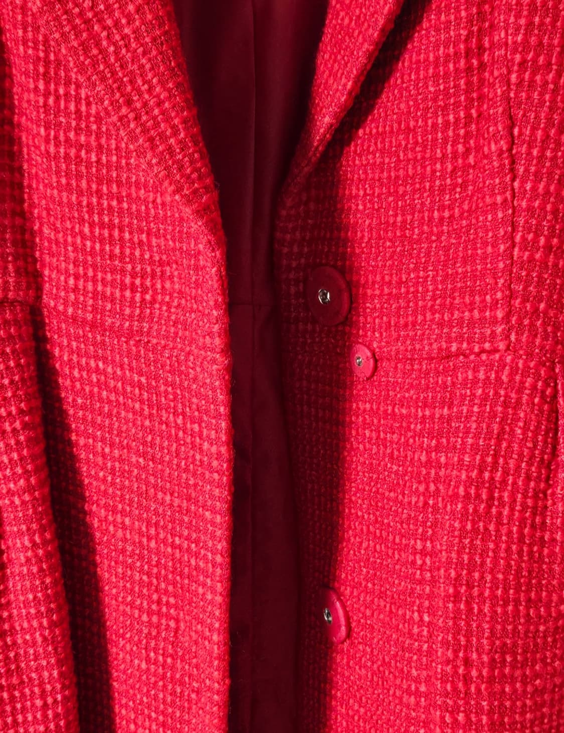 하우앤왓 원피스형 코트 55 │ 레드 포인트코트 │ 봄간절기용 상품이미지3