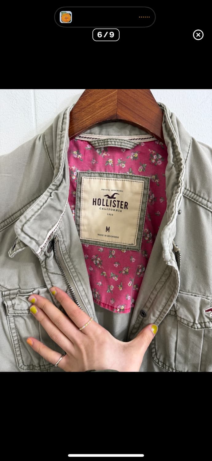 스윙잉서울  홀리스터 야상 자켓 카키 데일리 그런지 힙 코디 세트 상품이미지6