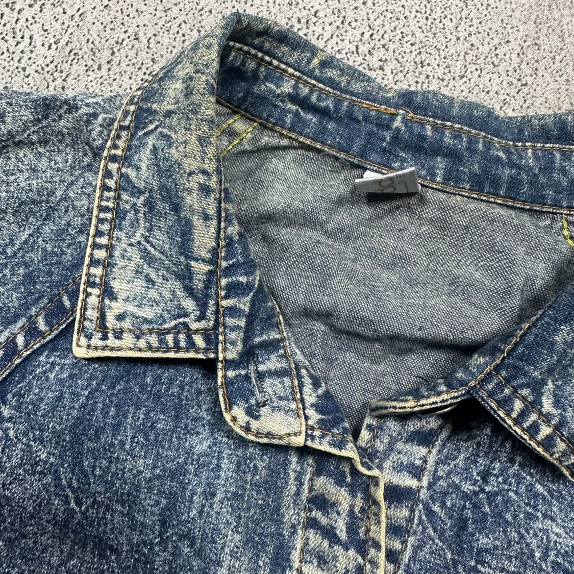 ✨ (바배) 워시드 돌청 데님 셔츠  상품이미지6