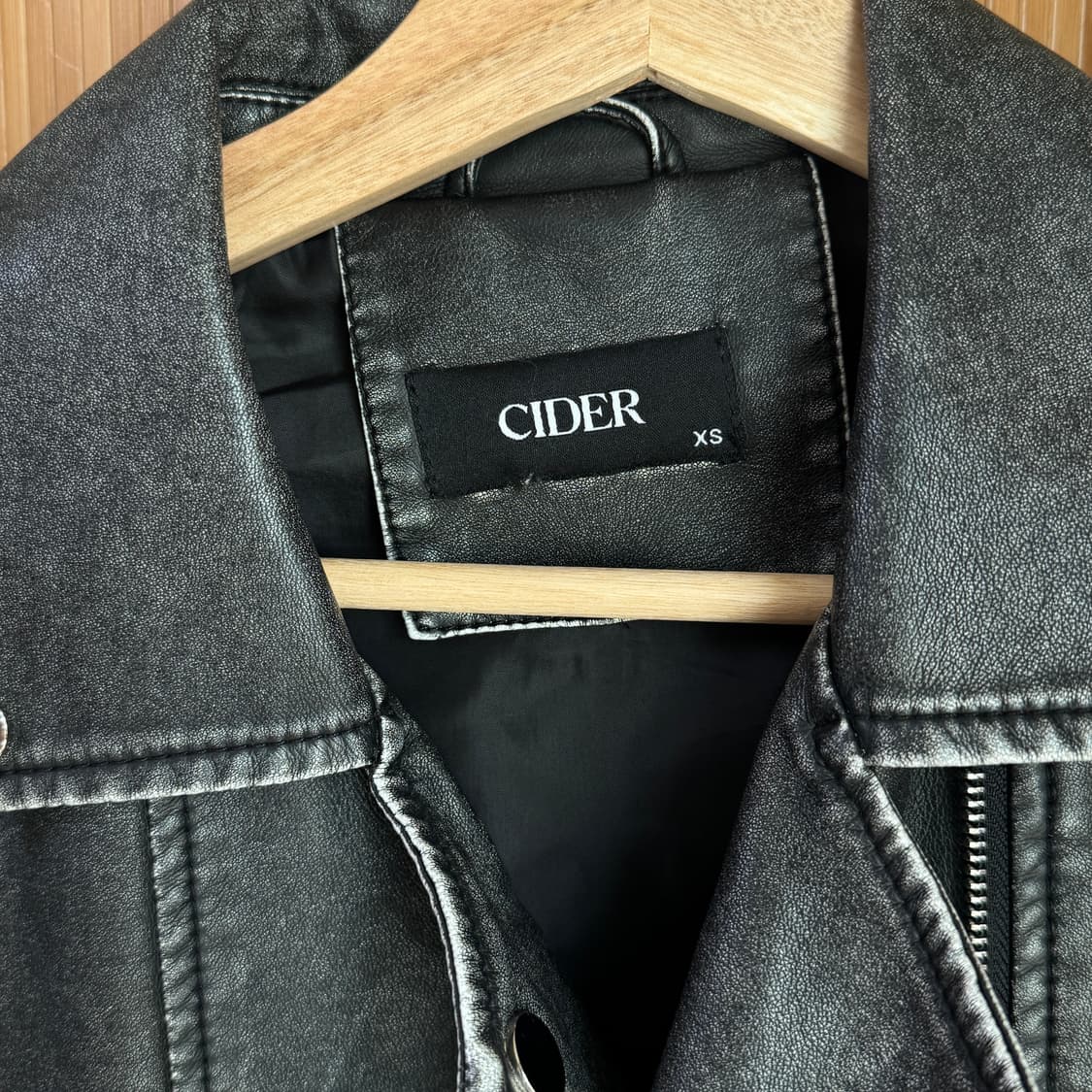 샵사이다 여성 레더 자켓 상품이미지5