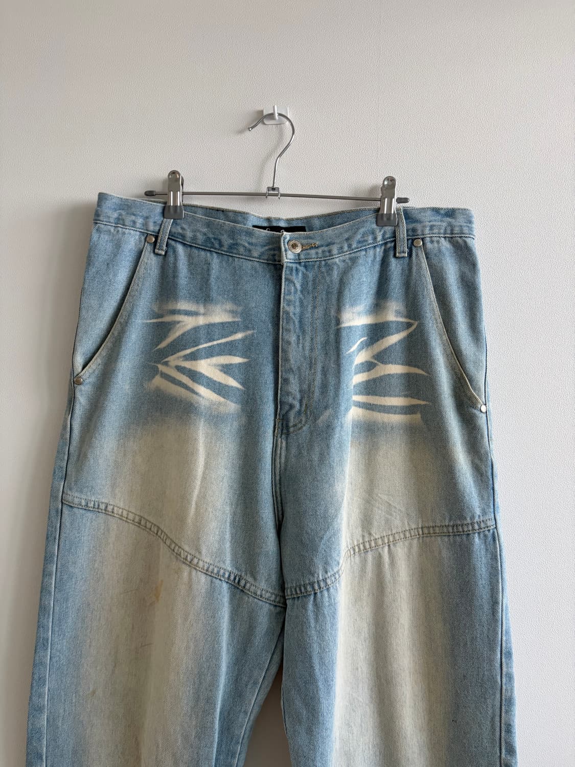 션존 워싱 데님 팬츠 상품이미지3