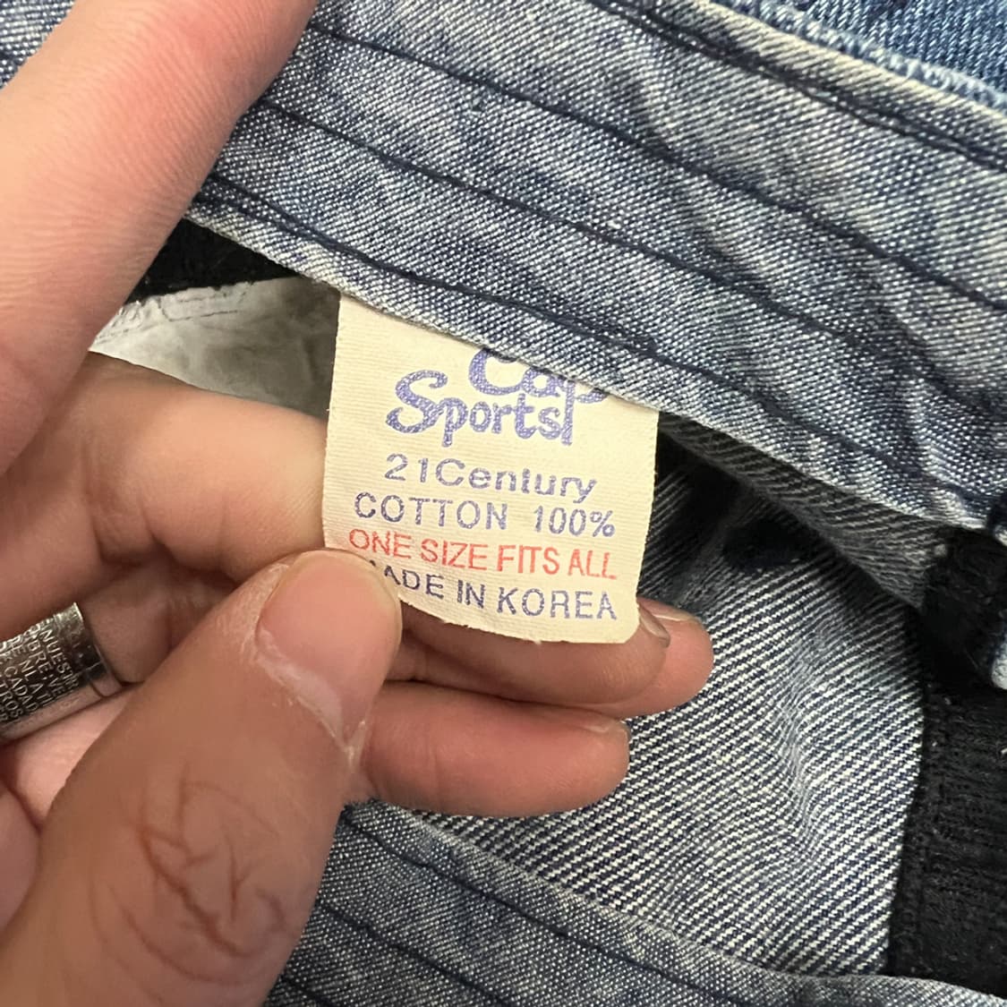 USA 캡 스포츠 빈티지 데님 볼캡 모자 상품이미지4