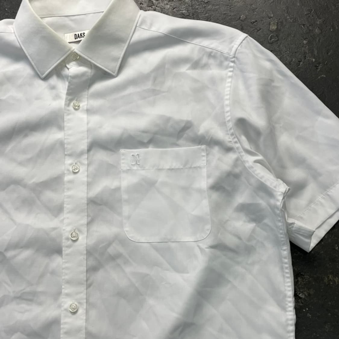 100 닥스 화이트 반팔 셔츠  상품이미지2