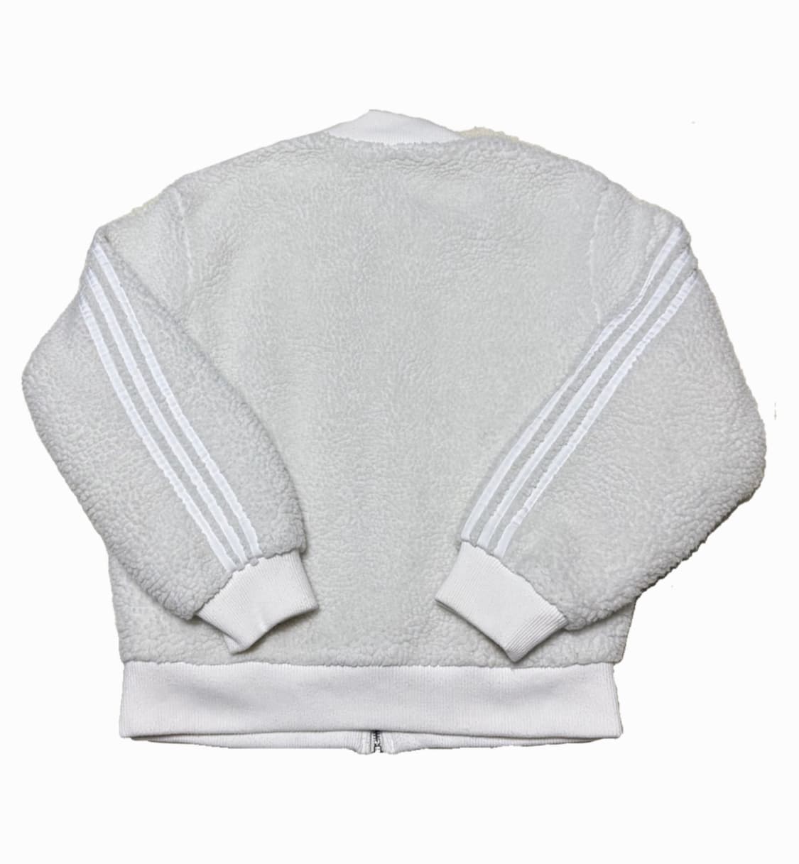 아디다스 아이보리 화이트 뽀글이 후리스 상품이미지3