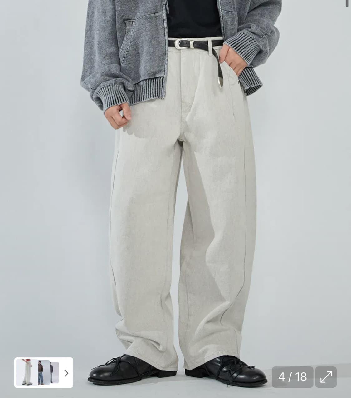 오더아카이브 커브와이드팬츠 상품이미지1