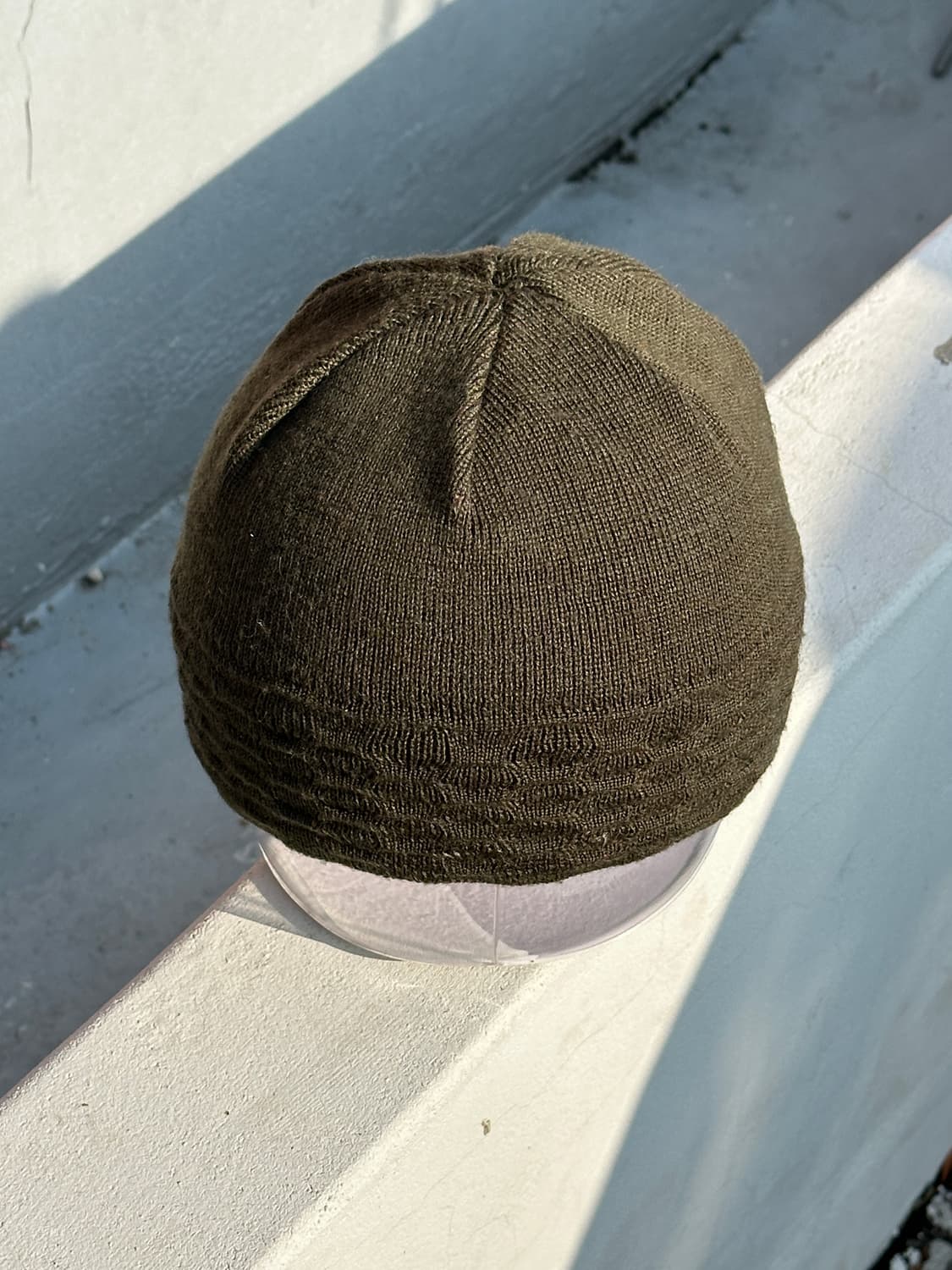 [F] 미치코런던 빈티지 카키 비니 모자 상품이미지2