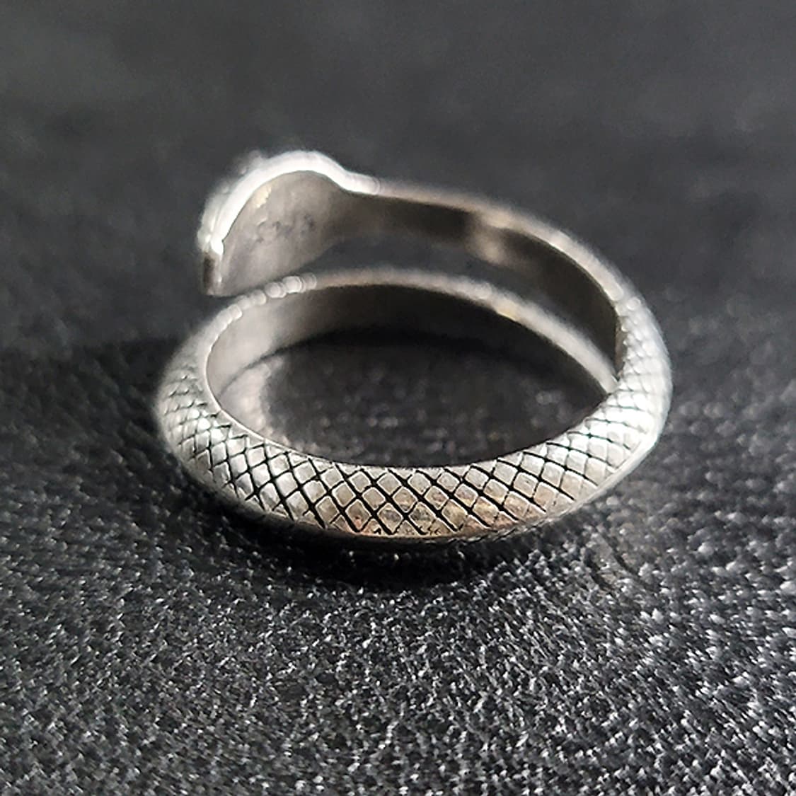 Coil Snake 실버 남자 엔틱 빈티지 명품 뱀 반지 상품이미지3