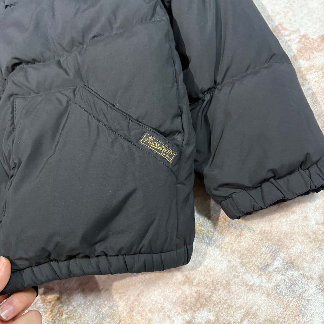 폴로 래드포니 빈티지 후드패딩 자켓 상품이미지2