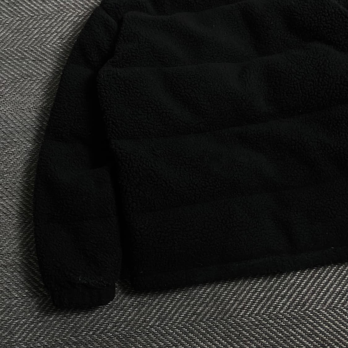 퓨마 자수로고 덕다운 푸퍼 쉐르파 플리스 패딩 점퍼 블랙 y 4780 상품이미지7