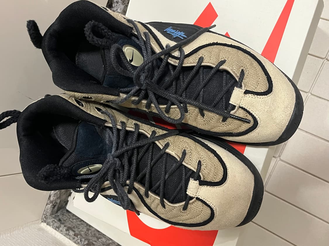 나이키 x 스투시 에어 페니 2 라탄 앤 라임스톤 상품이미지3