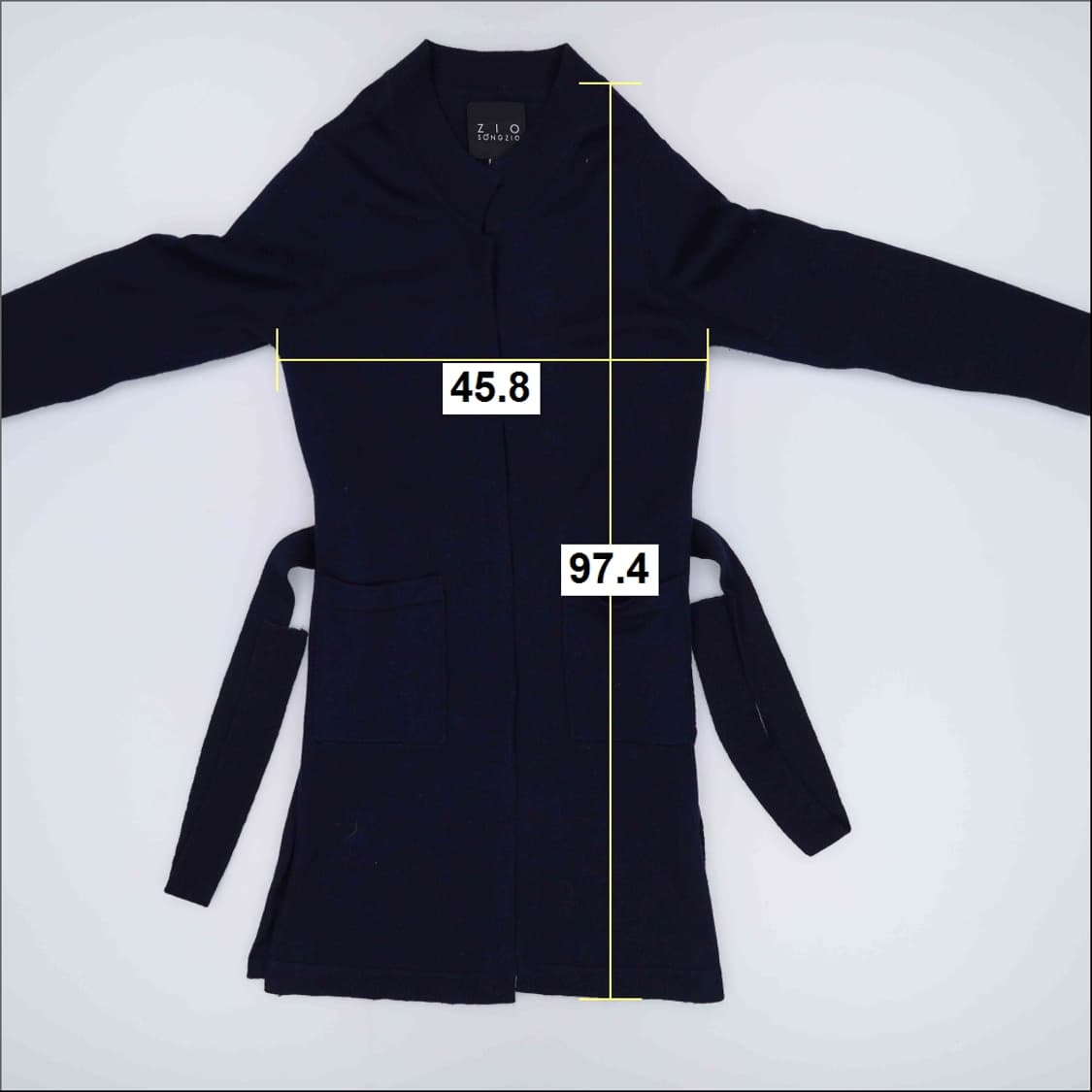 55 지오송지오 울 롱코트 가운 0204M 상품이미지5