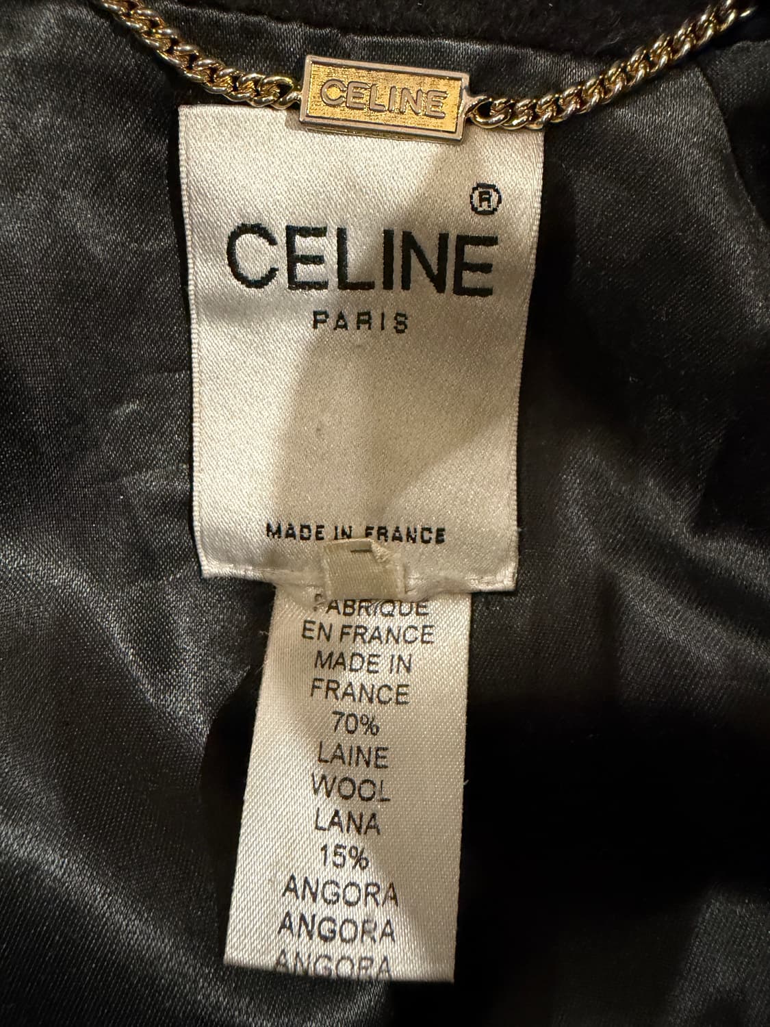 CELINE 셀린느 앙고라 코트 상품이미지6