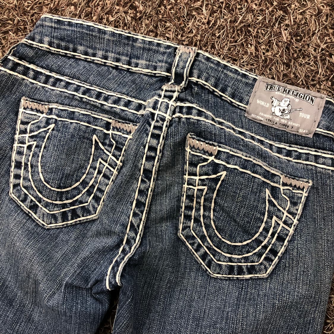 트루릴리전 스텔라 슈퍼티 워싱 데님 팬츠 상품이미지5