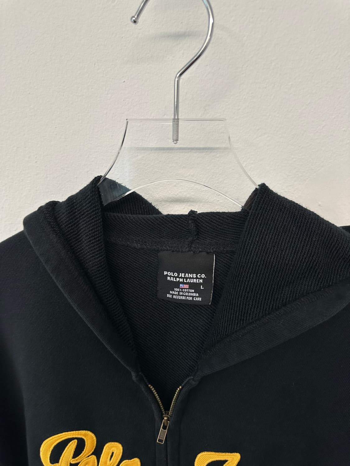 폴로 스펠로고 후드집업 상품이미지3