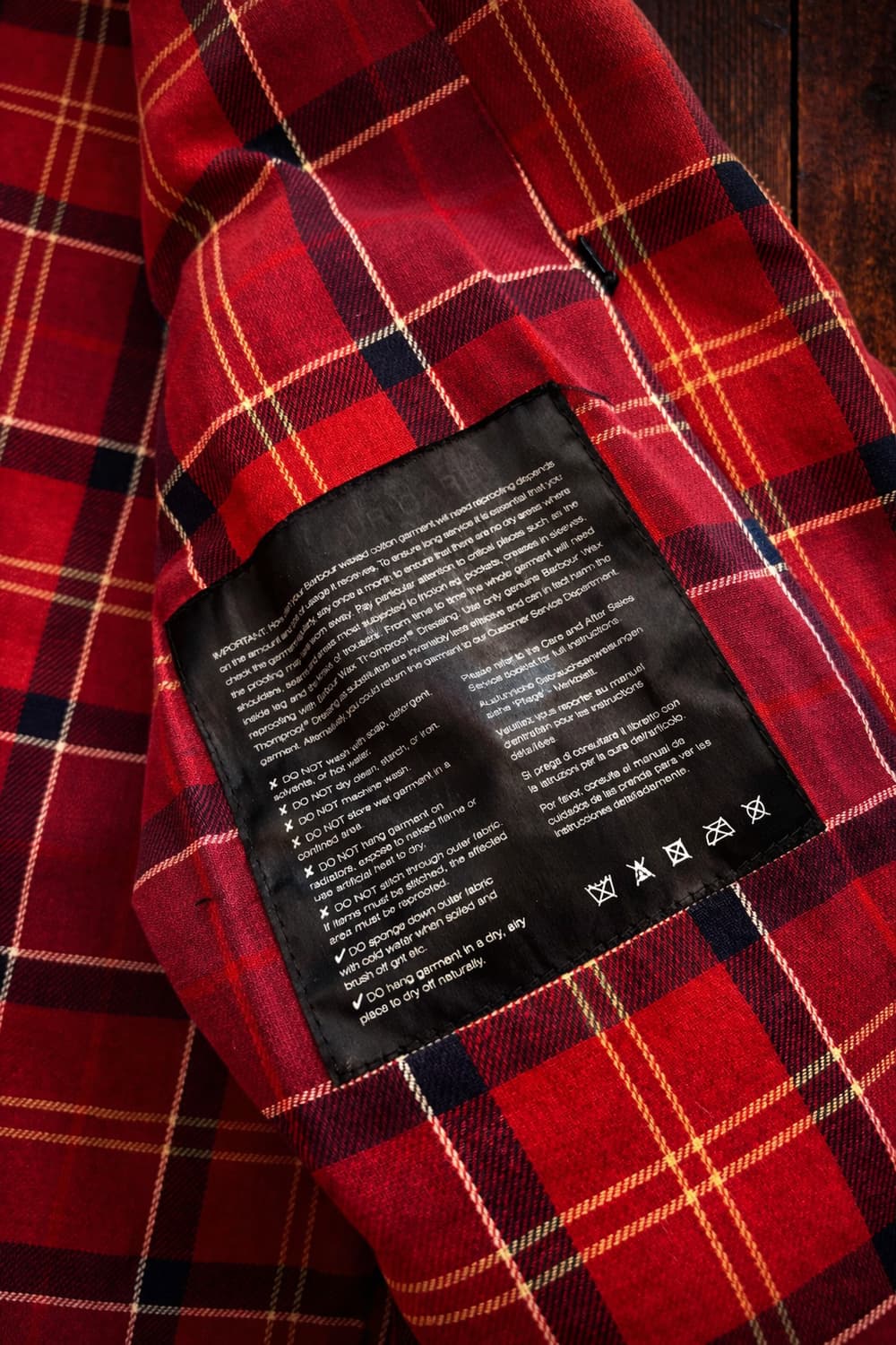 바버 인터네셔널 Antique 자켓 L 상품이미지7